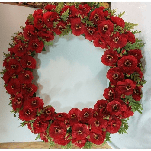 Poppy Remembrance Wreath - Artificial1