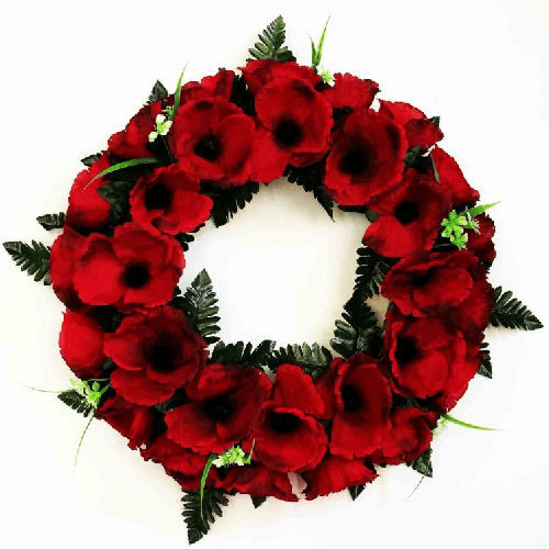 Red Poppy Remembrance Wreath1
