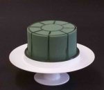 Aqua foam Floral Cake