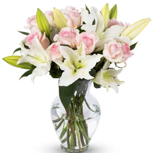 Roses and Lily1