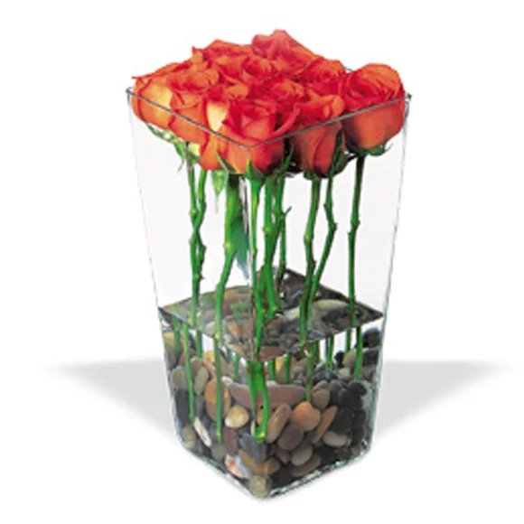 Roses with River Rocks – Pretty Style Roses with River Rocks 11