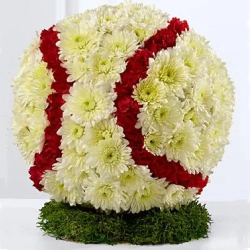 Sympathy Flowers Tribute Baseball11