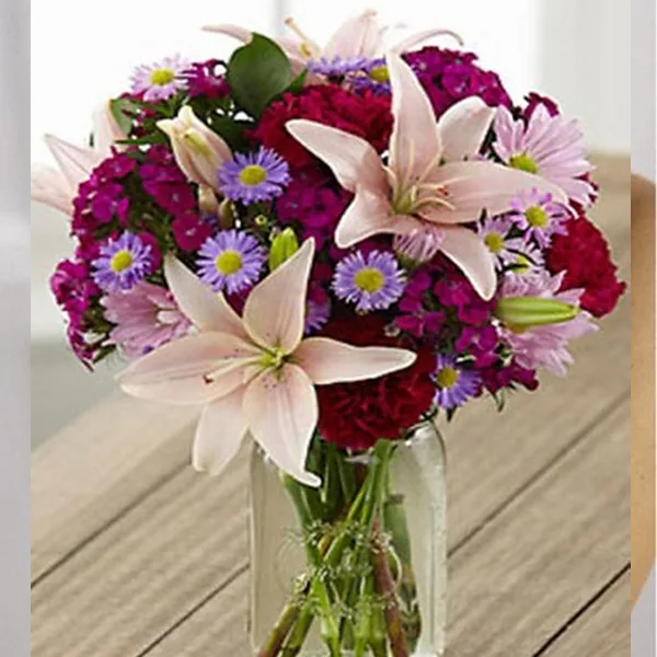 Wedding Jar Centerpieces – Pretty in Pink – Set of 10 Wedding Jar Centerpieces1