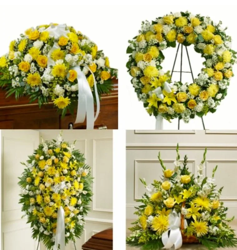 yellow funeral